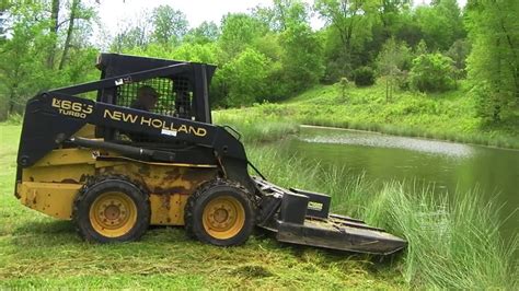 skid steer pond